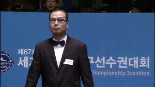 Torbjorn Blomdahl vs SungWon Choi Final 3 Cushion Billiards World Championship 2014