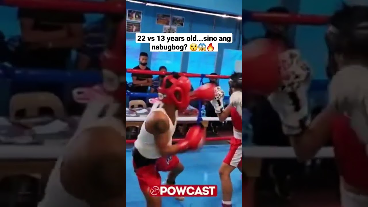 22 versus 13 years old amateur boxing 