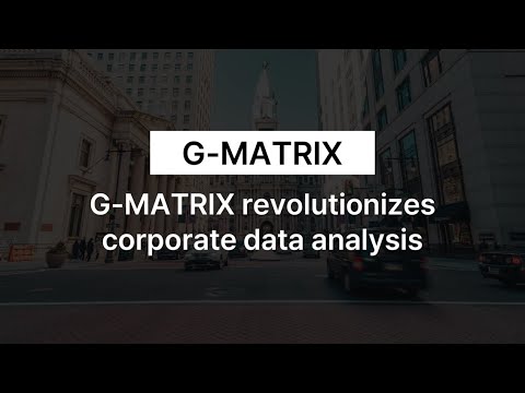 [G-MATRIX] The Generative AI for Corporate Business Data Analysis - YouTube