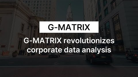 [G-MATRIX] The Generative AI for Corporate Business Data Analysis