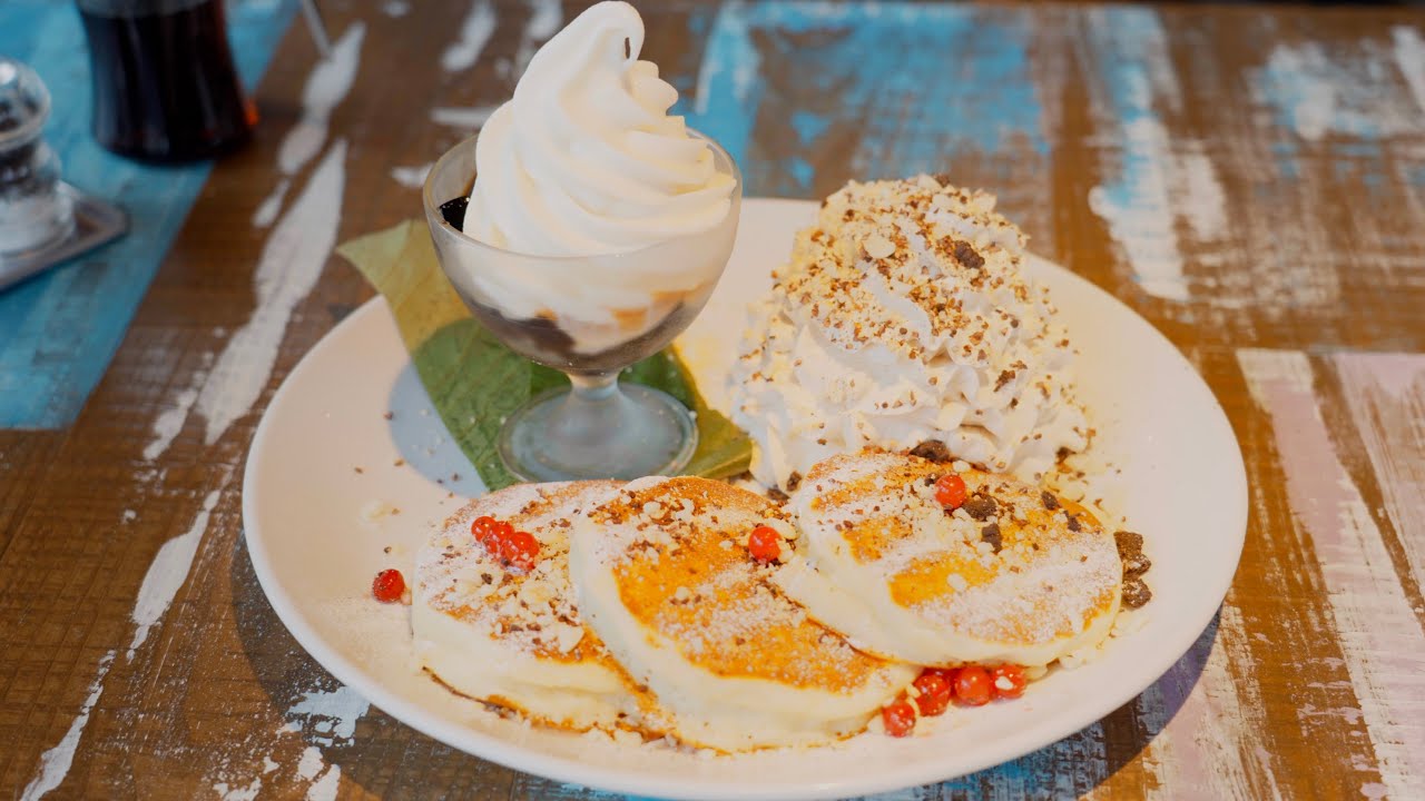 Excellent Hawaiian Pancakes in Japan.Kona's coffee. YouTube