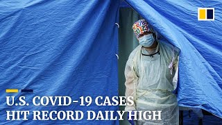 US sets record high for daily new coronavirus cases with more than 142,000 infections reported