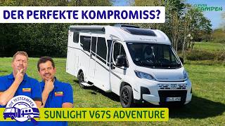 Fährt sich wie ein Kastenwagen, Platz wie im Teilintegrierten! | Sunlight V67 S Adventure im Test