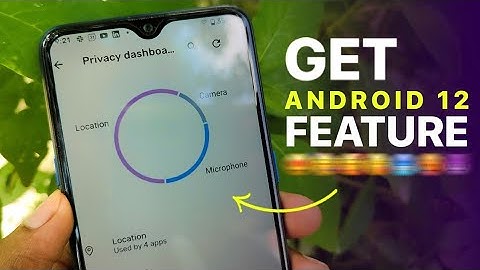 How to Get Android 12 "PRIVACY" Feature on any Android! 🥳