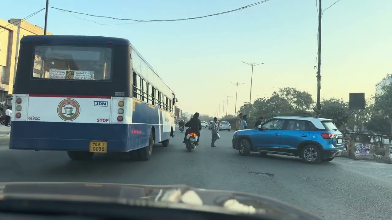 Weekend Evening City Ride | Relaxing Urban Drive | No Talking