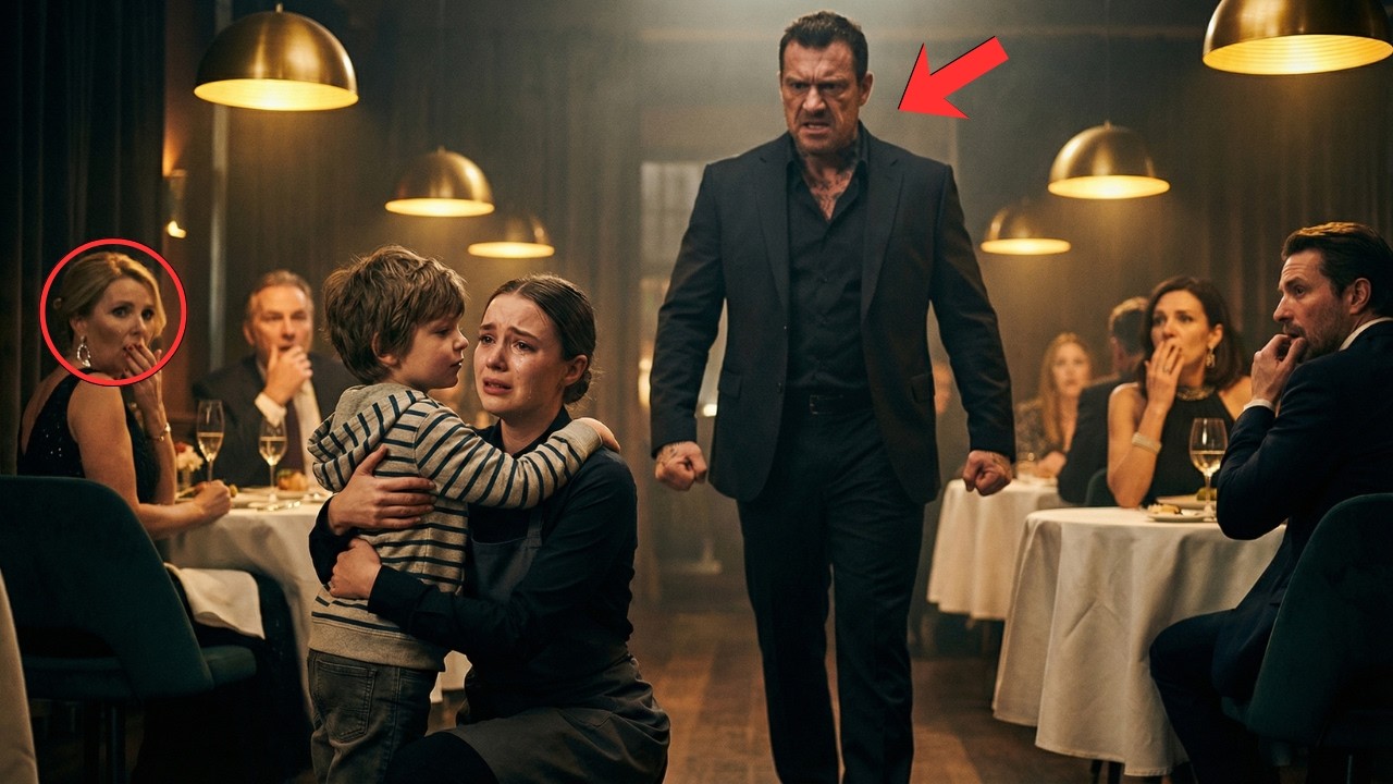 El Niño Abrazó a la Mesera Llorando… Y el Jefe Mafioso Perdió el Control