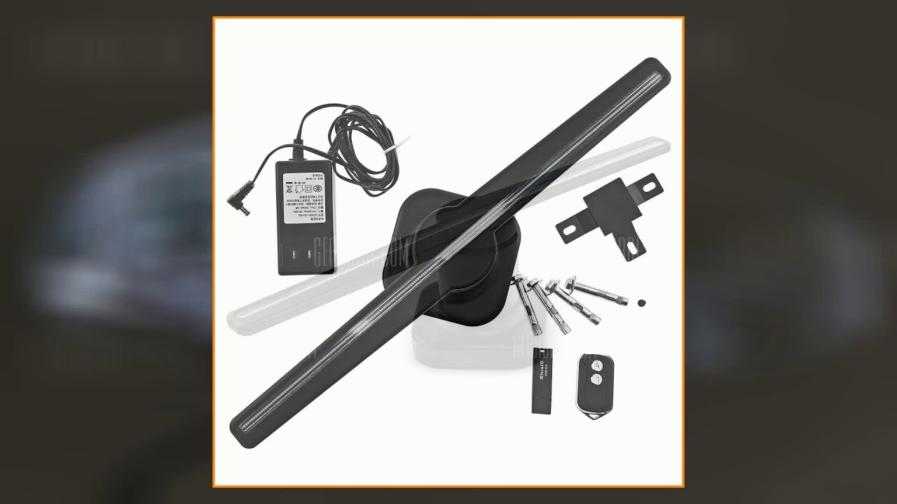 Utorch FY3D - Z1 Holographic Display LED Fan Advertising Machine AC 100 - 240V