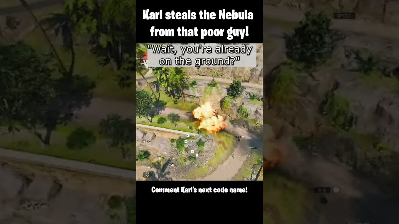 Karl steals the Nebula bomb in Warzone Caldera 
