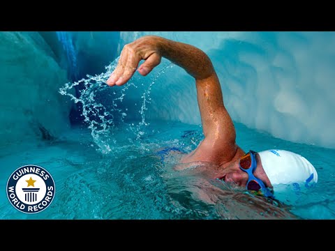Swimming Under Antarctic Ice with Lewis Pugh - Guinness World Records