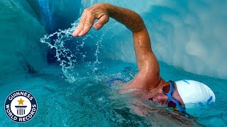 Swimming Under Antarctic Ice with Lewis Pugh  Guinness World Records