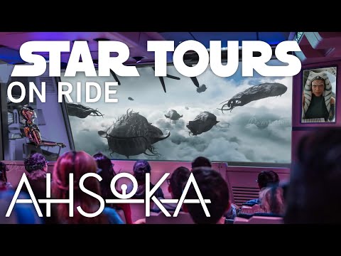 [NEW] Star Tours with Ahsoka - ON RIDE - Disneyland Paris
