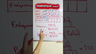 الإحصاء غير يلا مبغيتيش تفهم #maths #3ac #fonction #رياضيات #bac
