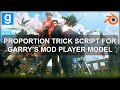 Proportion trick script for GMod player model (Blender 2.79)