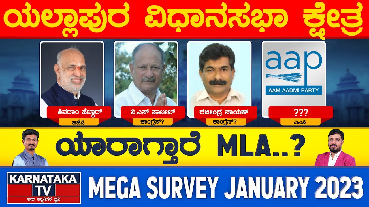 Yellapur Constituency  | Karnataka Elections Survey Jan 2023 | Uttara Kannada | Karnataka TV
