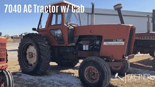 7040 AC Tractor w/ Cab- Selling at our Spring 2025 Online-Only Machinery Consignment Auction