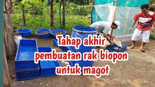 Download lagu Tahap akhir pembuatan rak biopon untuk larva magot BSF