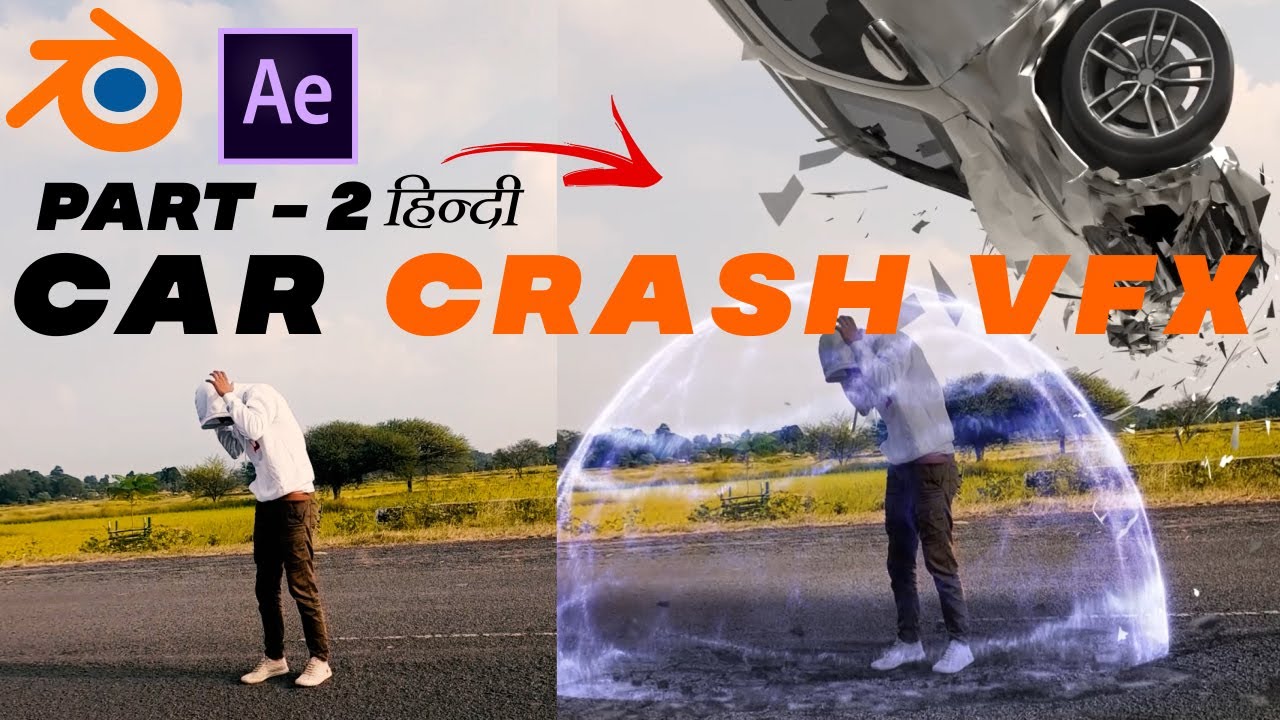 Blender Car Crash VFX Hindi Part 2 YouTube