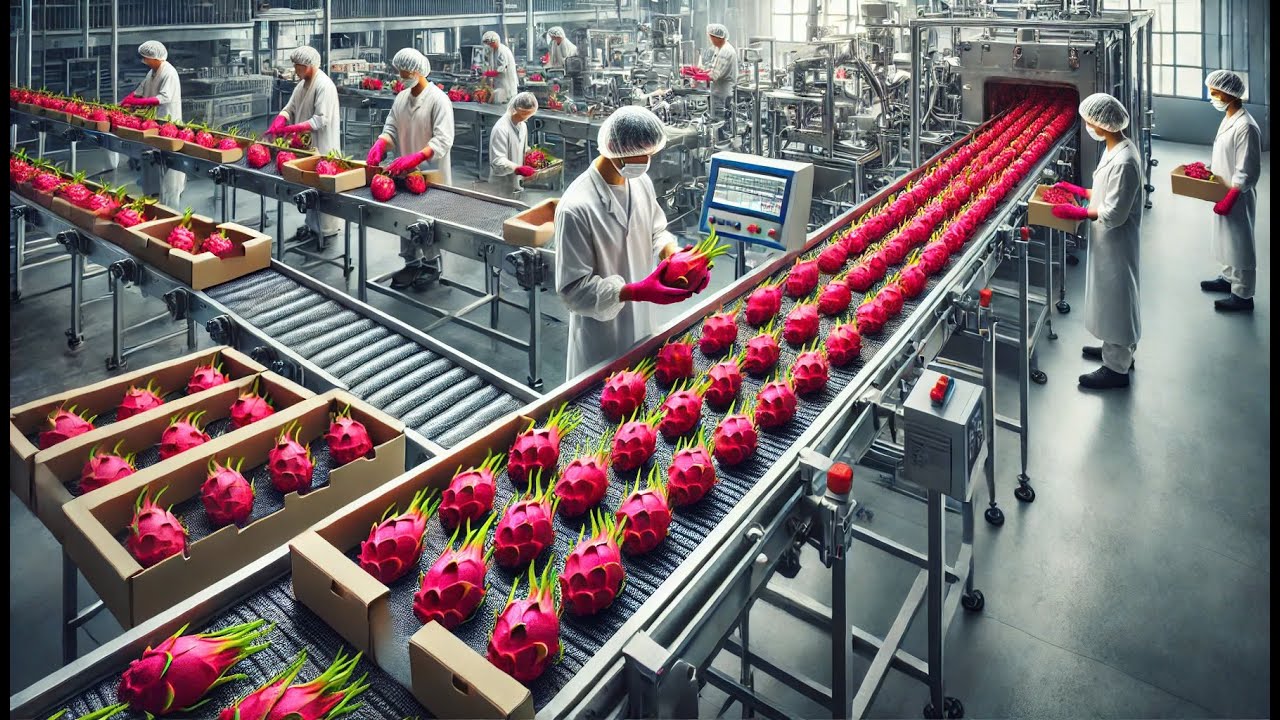 How Asia Produces Millions of Dragon Fruits – Incredible Farming & Processing Techniques