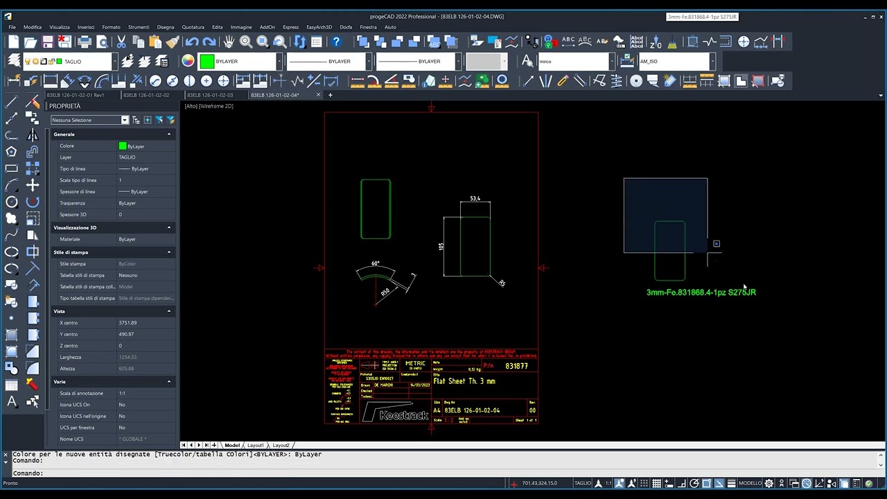 ProgeCad 2022 Script mode