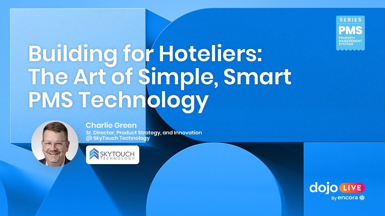 Building for Hoteliers: The Art of Simple, Smart PMS Technology - YouTube