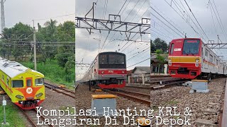 Kompilasi Hunting KRL & Langsiran Di Dipo Depok