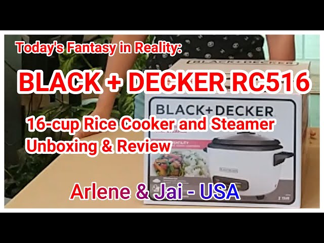 How to use Black+Decker Rice Cooker (Unboxing) 