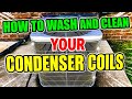 How to clean your condenser coils by yourself #diy #hvac #ac #airconditioner#diyprojects 