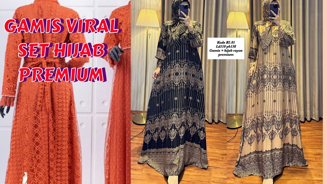 BARU‼️ MOTIF SULTAN SET HIJAB PREMIUM 145 ⁉️ BAHAN SUPER ADEM LEMBUT