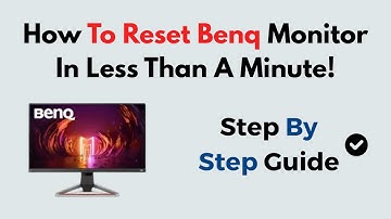 How to Reset BenQ Monitor in Under 1 Minute | Quick Factory Reset for All Models