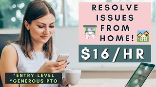 RESOLVE ISSUES FROM HOME | REMOTE WORK FROM HOME JOBS 2025