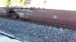 UP 4980 empty intermodal south