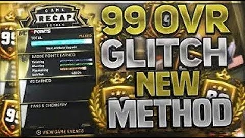 NBA 2K20 INSTANT 99 OVERALL GLITCH + BADGE GLITCH | FASTEST WAY TO HIT 99