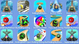 Going Balls,Sky Rolling,Ball Run 2048,Fast Ball,Rollance,Rolling Ball Sky,Action Balls,Fly Ball screenshot 5