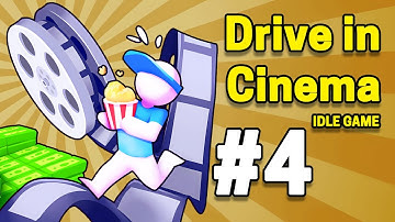 Drive in Cinema: Idle Game Part 4 Gameplay Walkthrough | iOS, Android, Simulation Game