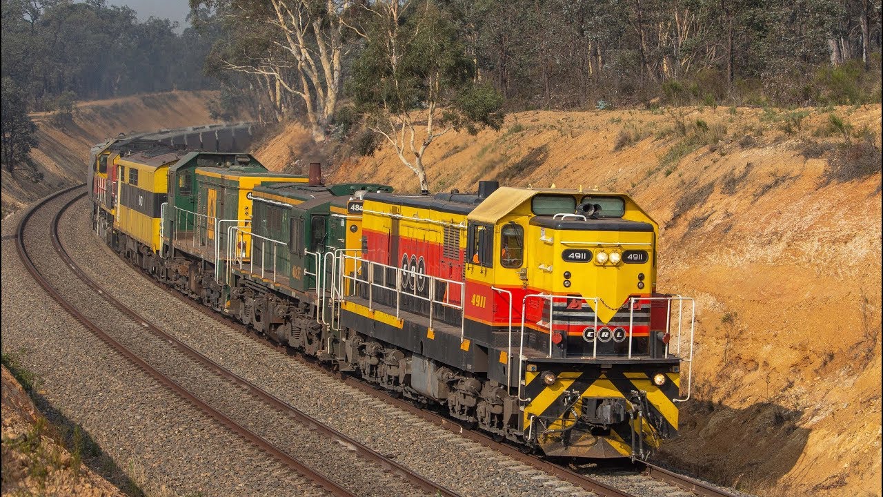 Australian Freight Train Compilation Vol 1 Youtube