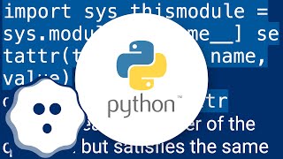 How do I call setattr() on the current module?