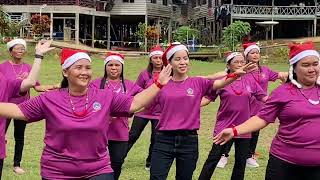 Perasmian Padang Piala Krismas 2024  Tarian Feliz Navidad Drpa Kaum Ibu Long Busang