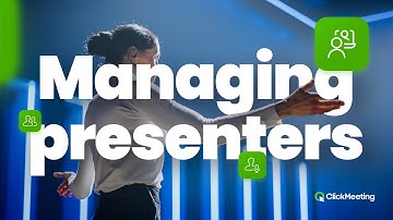 How to Manage presenters in ClickMeeting