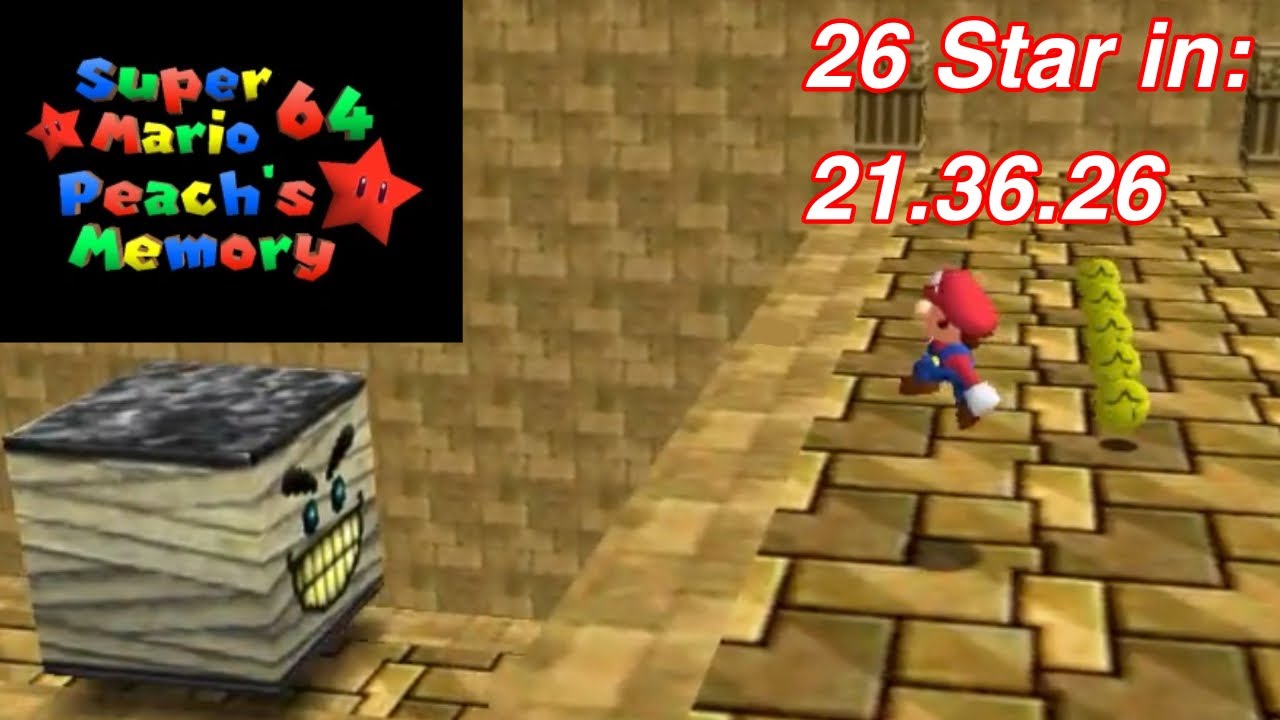 SM64 Peach's Memory | 26 Star in 