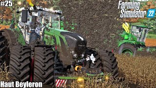 CHOPPING SORGHO in the MUD and Selling SILAGE│Haut Beyleron│FS 22│25