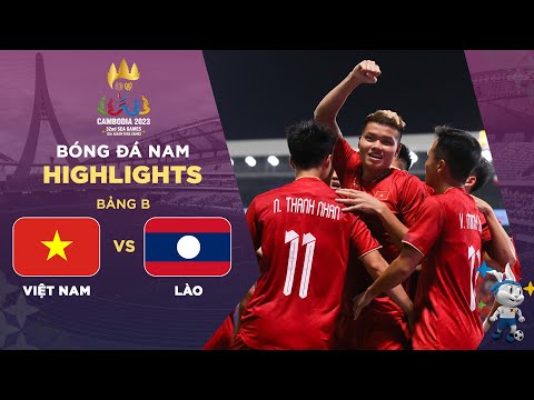 Highlights U22 Việt Nam - U22 Lào  l Chiến thắng vất vả của U22 Việt Nam trước Lào