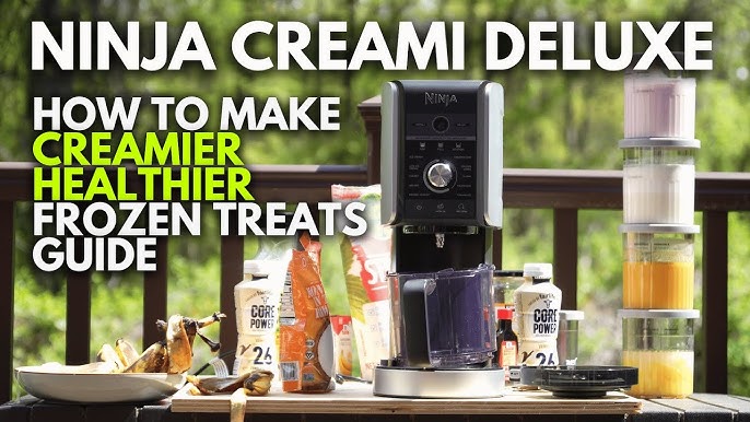 Ninja CREAMi Deluxe 11-in-1 Frozen Treat Maker w/ Extra Pints