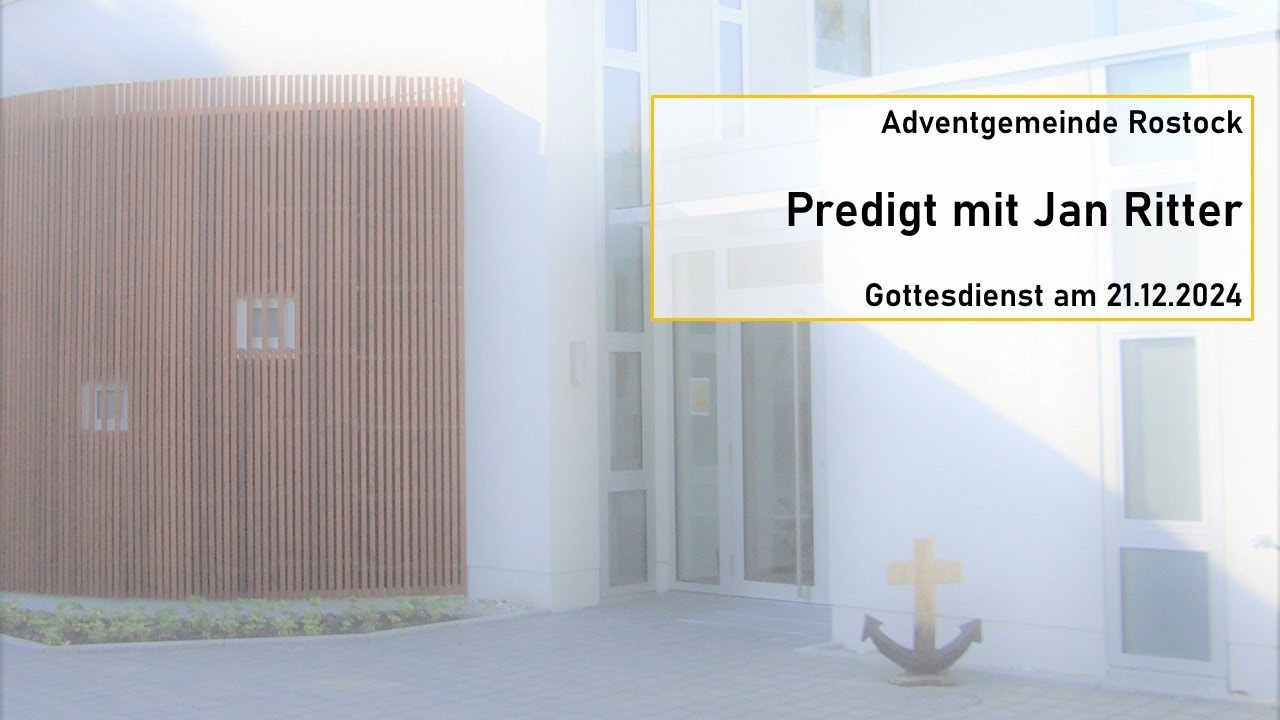 Gottesdienst am 21.12.2024 von Jan Ritter