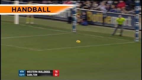 AFL Laws 2013 - Deliberate Rushed Behinds