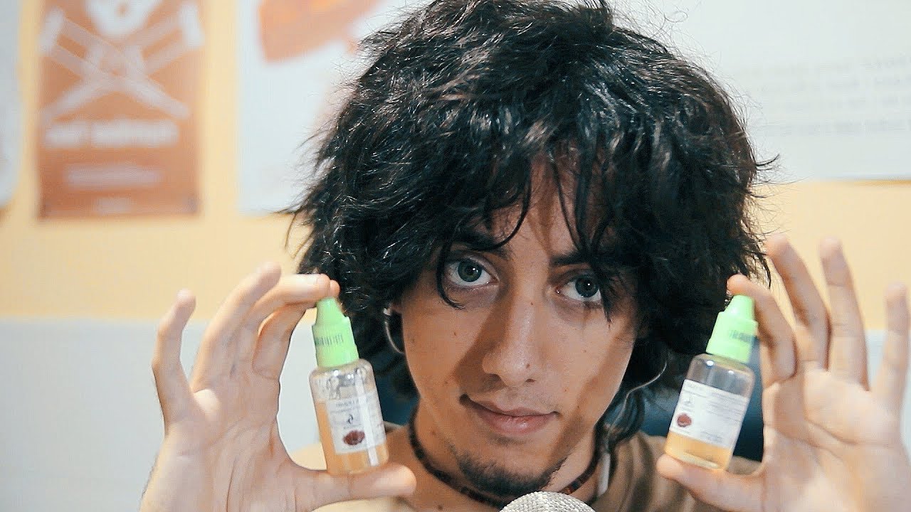 ASMR WITH LITTLE LIQUID BOTTLES