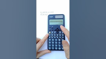 Probability from a Cumulative Binomial Distribution using a Casio fx-991CW