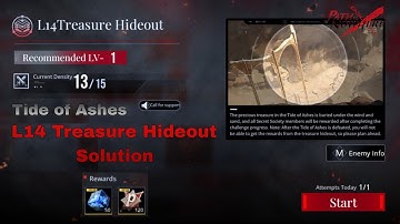 L14 Treasure Hideout solution (Tide of Ashes) | Path to Nowhere