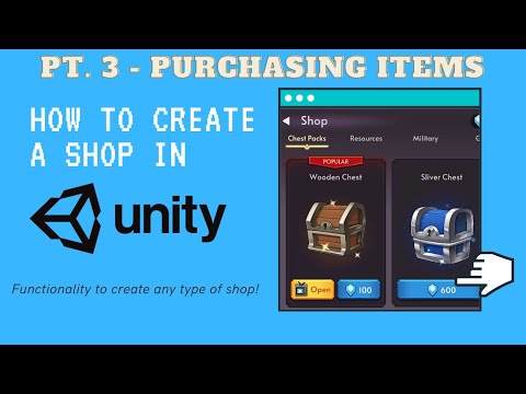 Shop Tutorial Unity #3 [2021] - Handling Purchases