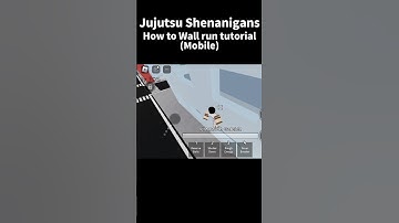 How to wall run tutorial(Mobile) in Jujutsu Shenanigans #roblox#jujutsukaisen #jujutsushenanigans