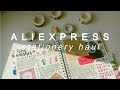 aliexpress stationery haul